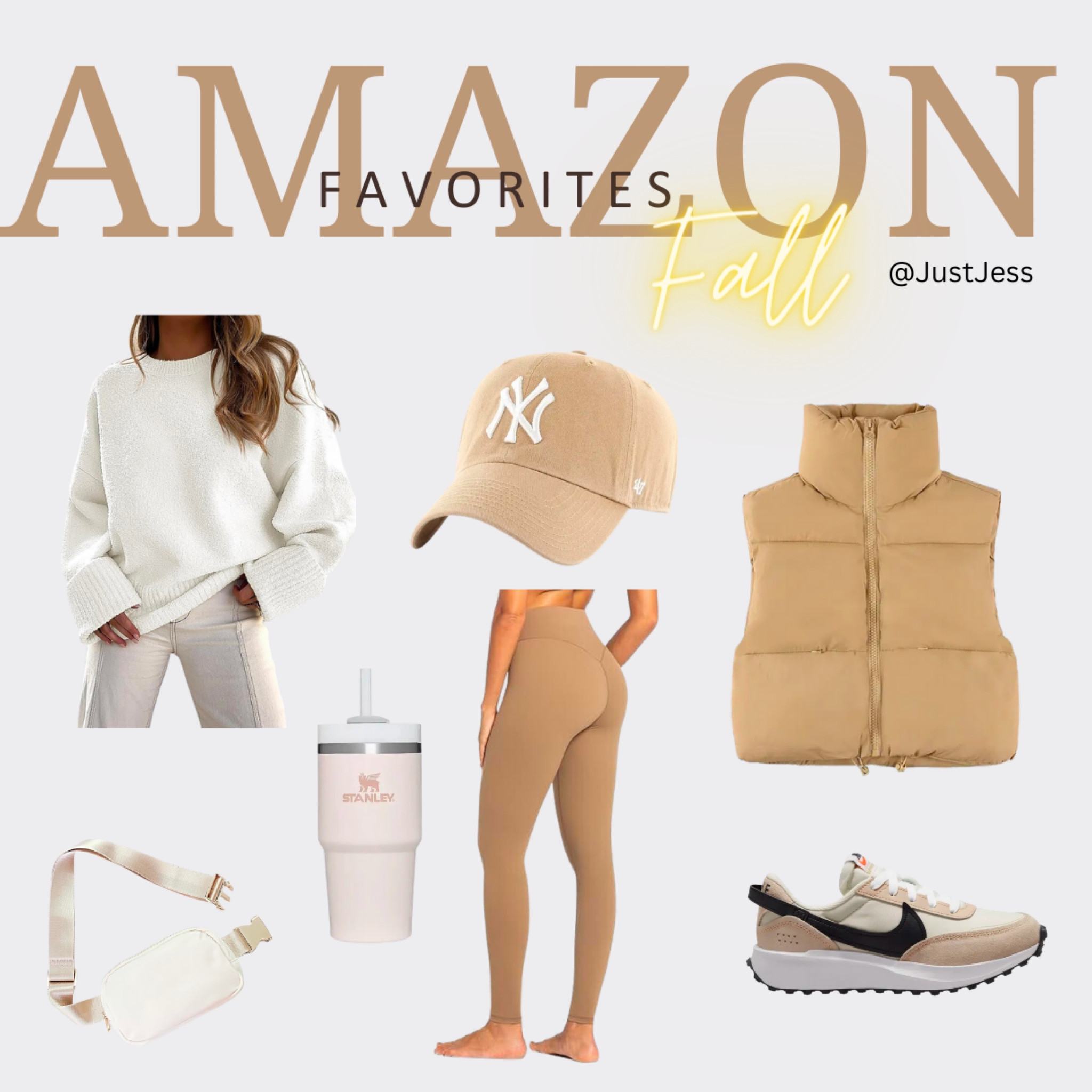 Amazon Fall Favorite 🍁 I am all about the neutrals. These items will sells fast! 

Top : Size S
Vest: Size M 
Bottoms: M 


#LTKSeasonal #LTKGiftGuide #LTKHolidaySale