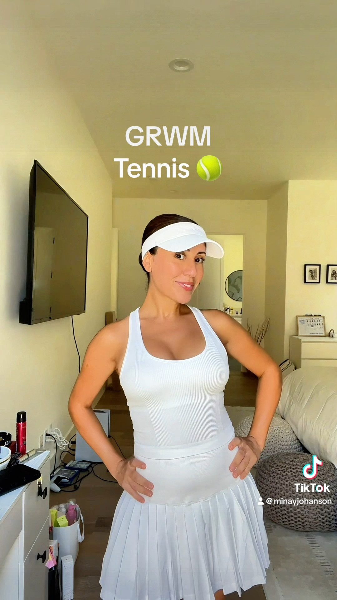 GRWM for Tennis Match DiS #grwm #tennis #sunscreen #skincare #ootd #tennisoutfit #fitcheck
#tennisessentials #aloyoga #wilsontennis #rarebeauty #makeup #oncloud #drmt|gy #grwmroutine #tennismatch #lipplumper #tennistok #tiktokmademebuyit
#whatiwore #nyxcosmetics

#LTKStyleTip #LTKFitness #LTKActive