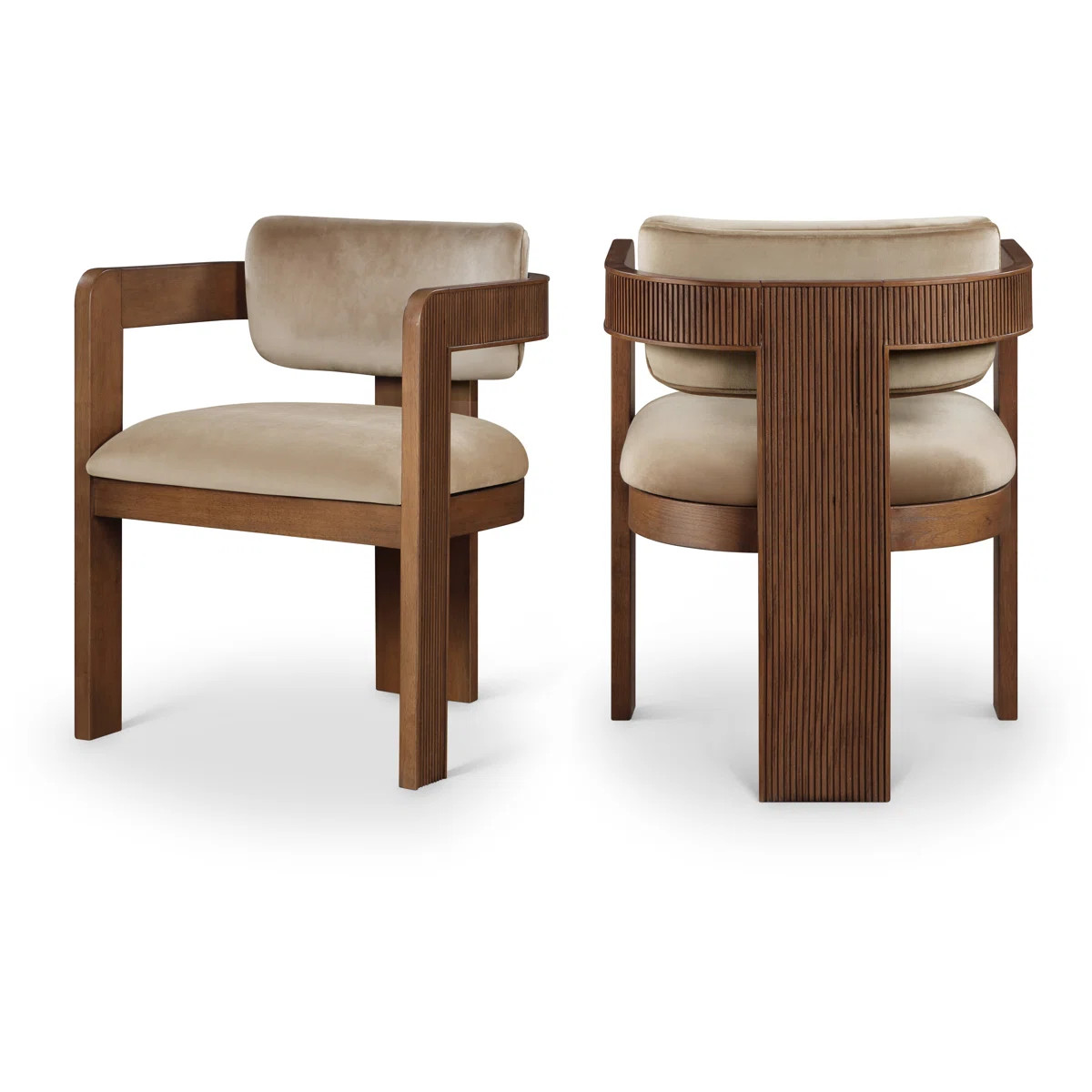Sacha Frink Upholstered Dining Arm Chair (Set of 2) | Wayfair North America