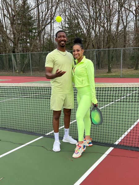 Pickleball & matching couples outfits. It’s a must to match while playing against your husband. 

This is our bonding time. 
I’m size Small on top and bottom.
My husbands color is no longer available. 

#LTKActive #LTKfitness #LTKstyletip