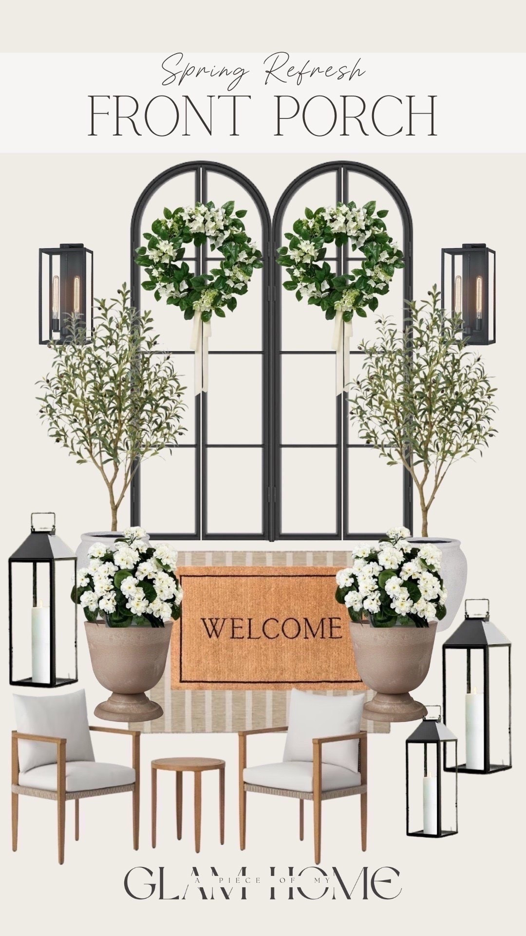 Loving this spring front porch! 


Ideas, inspo, planters, faux tree, flowers, sconces, door mat, lantern, outdoor decor 






#liketkit #LTKHome #LTKSeasonal #LTKU
@shop.ltk
https://liketk.it/5W4Bv