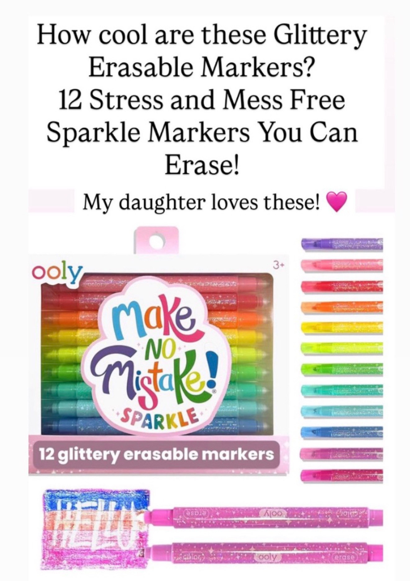 These mess free sparkle markers are adorable

#LTKKids