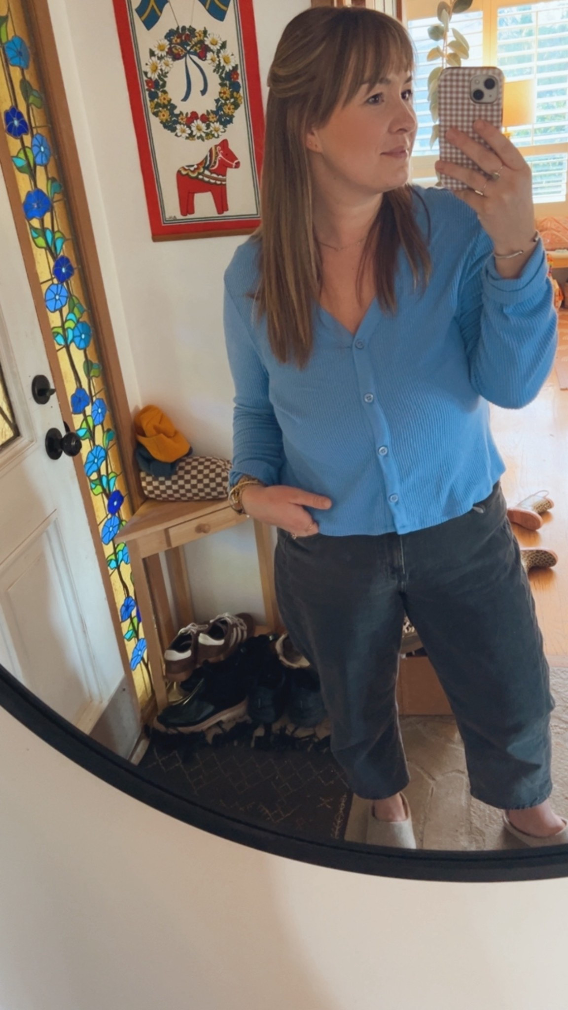 Softest pj top from target that looks nice enough to wear during the day with jeans 

#LTKmomlife #LTKootd #LTKMidsize