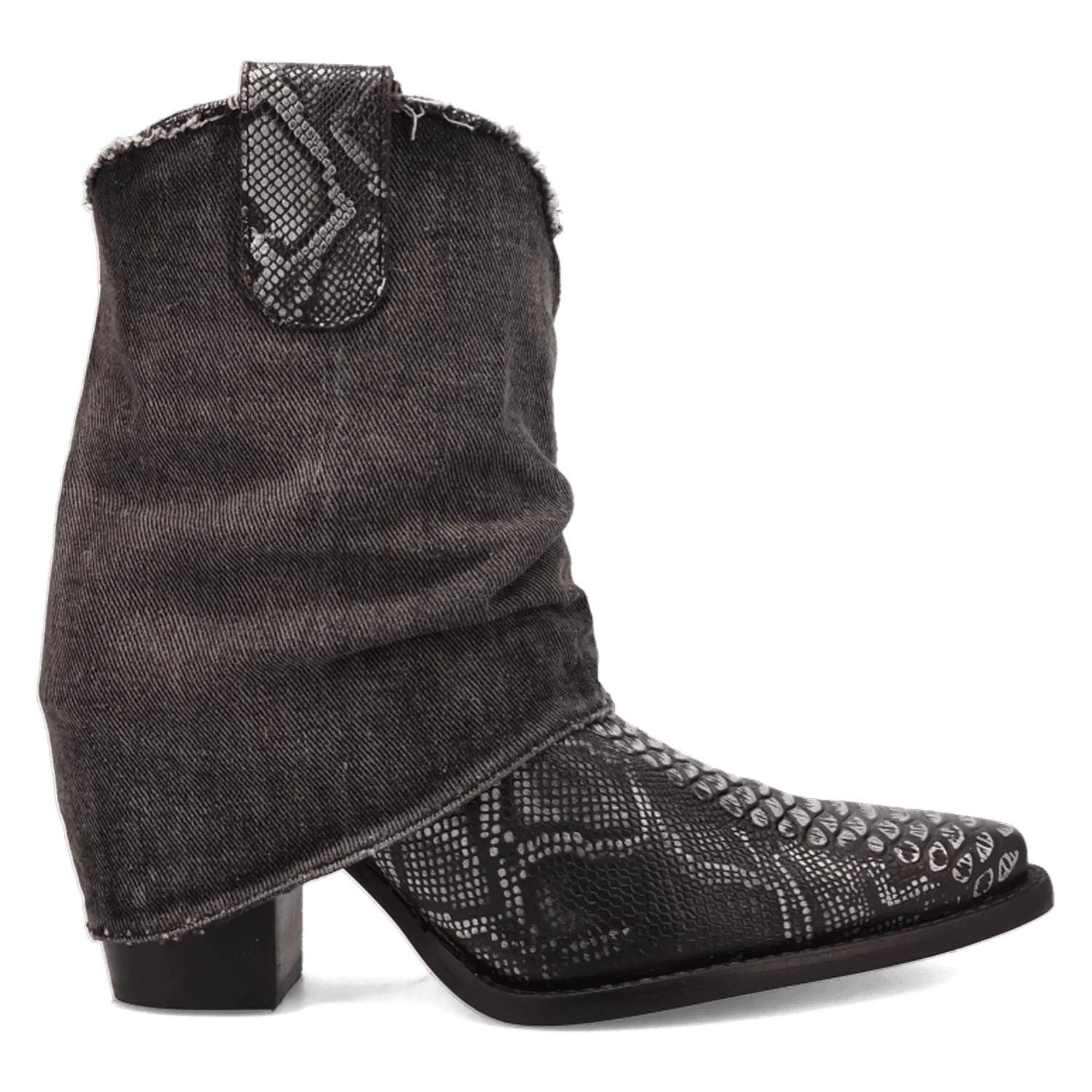 DENIM DREAM LEATHER BOOTIE | Dingo1969