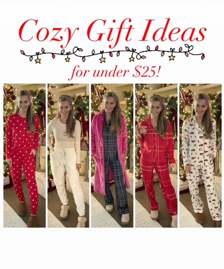 Cozy Christmas gifts for under $25 from @walmart! Wearing xsmall in all of these sets. #walmartpartner #walmartfinds #iywyk 

#LTKHoliday #LTKGiftGuide #LTKfindsunder50