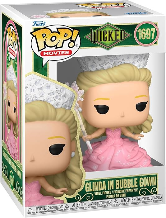 Funko POP Movies: Glinda in Bubble Gown - Wicked - Collectable Vinyl Figure - Gift Idea - Officia... | Amazon (US)