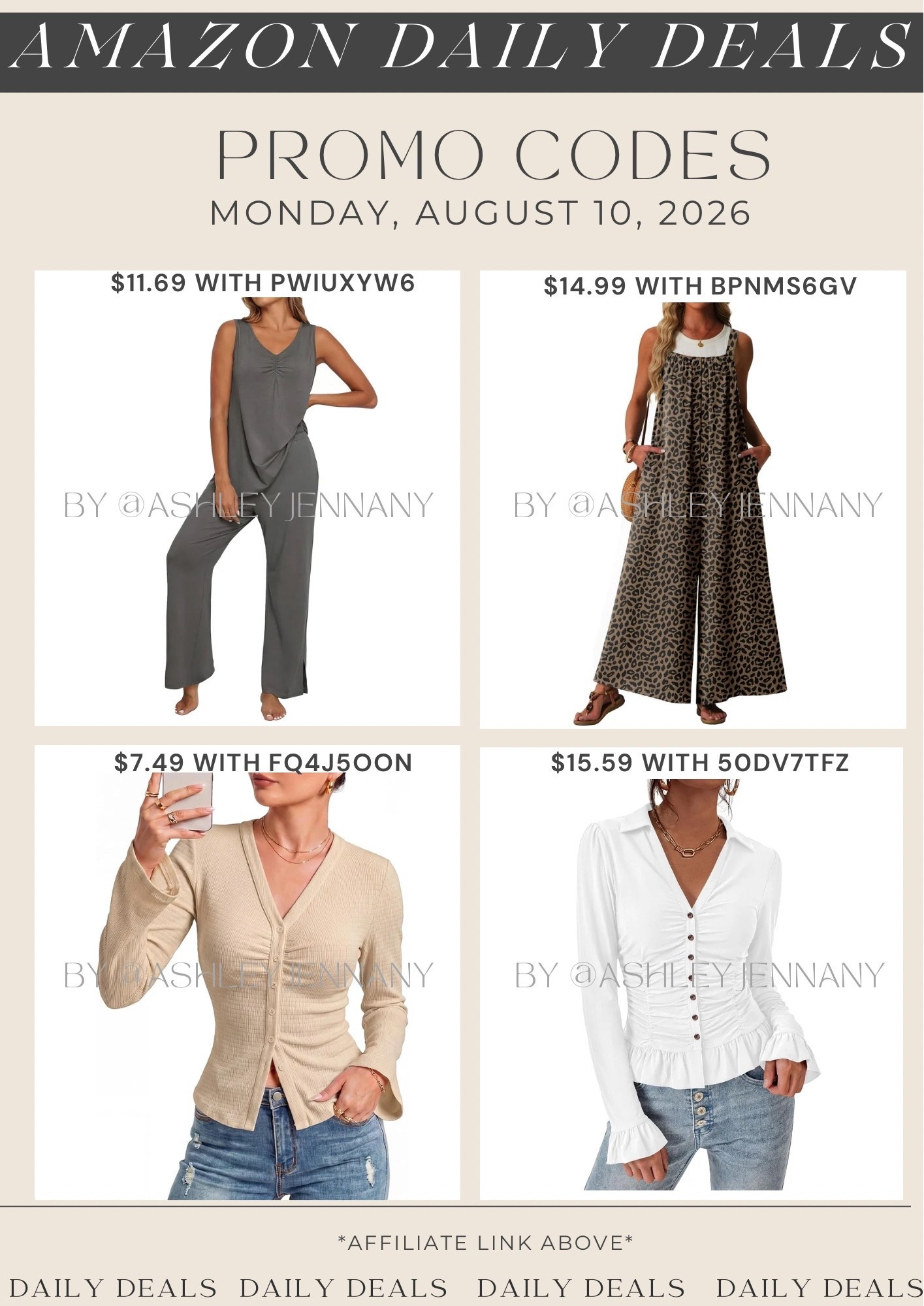 Amazon deals

#LTKSaleAlert #LTKMidsize #LTKSeasonal