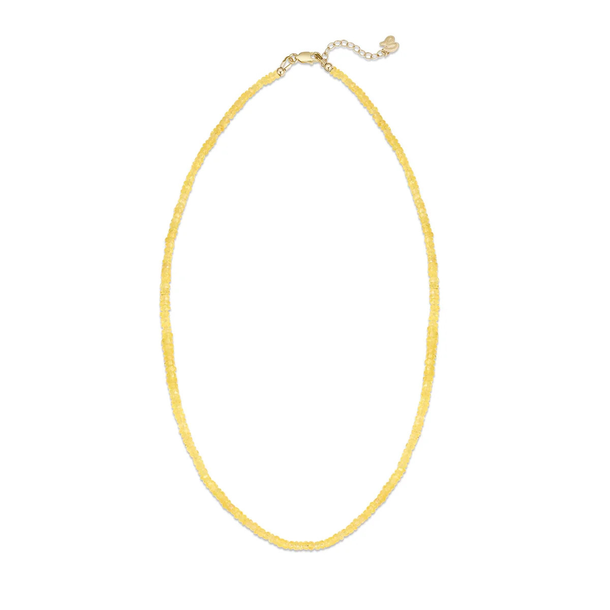 Melina Yellow Sapphire Beaded Necklace | Milestones by Ashleigh Bergman
