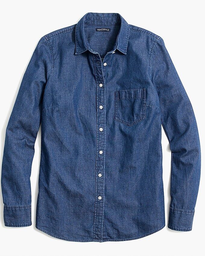 Denim shirt in signature fit | J.Crew Factory