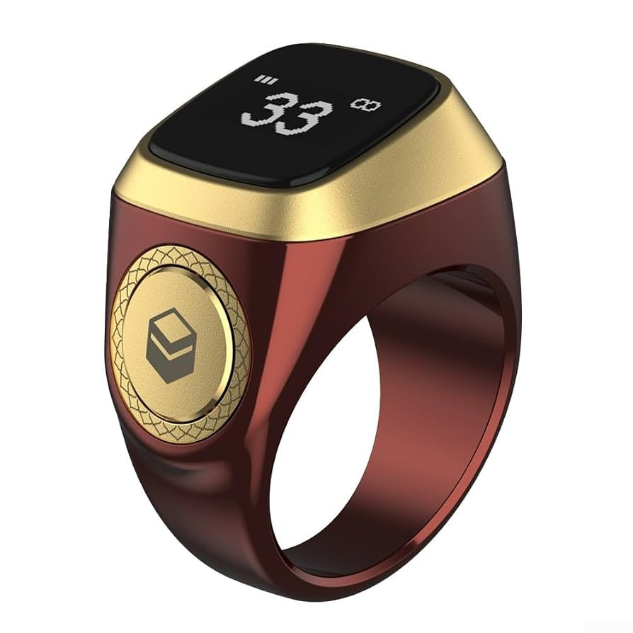 IQibla Smart Zikr Ring, Smart Ring Counter Waterproof Digital Counter & Vibration Reminder, Unise... | Amazon (US)
