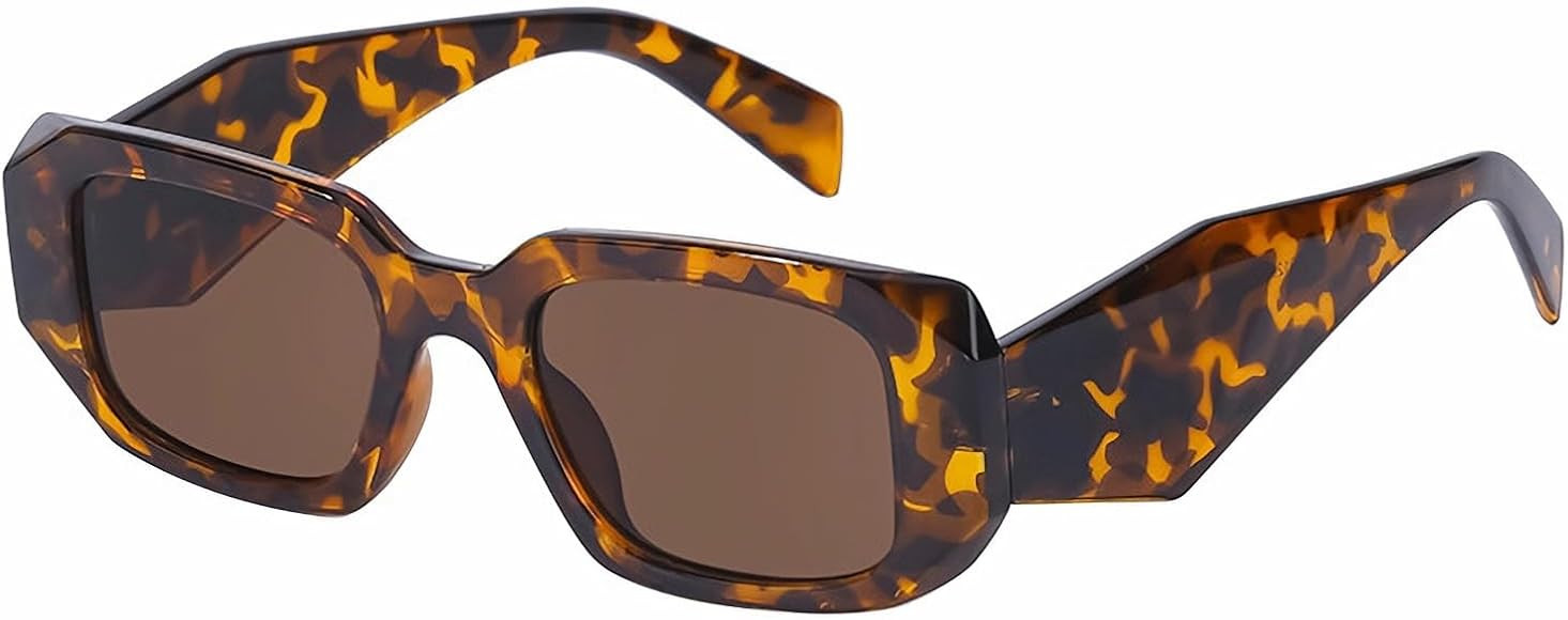 Rectangle Sunglasses for Women Retro Square Sunglasses UV400 Protection | Amazon (CA)