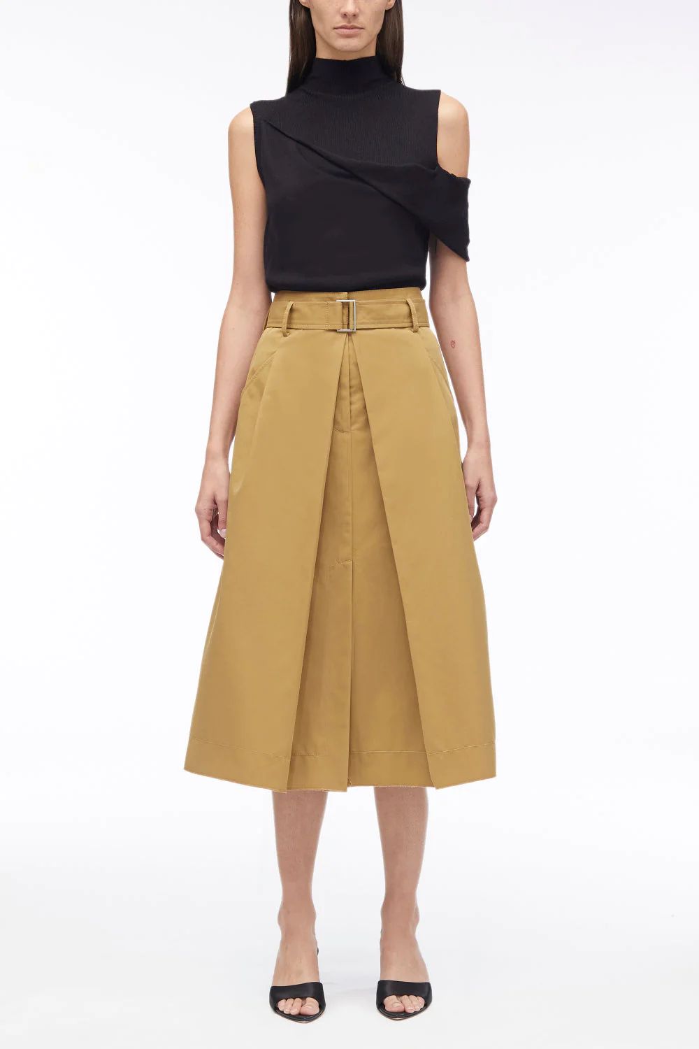 Chino Pleated Midi Skirt | 3.1 Phillip Lim