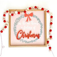 Feels Like Christmas Felt Ball Garland - Collaboration with Opal + Olive Holiday 2020 Bunting, Banner | Etsy (US)