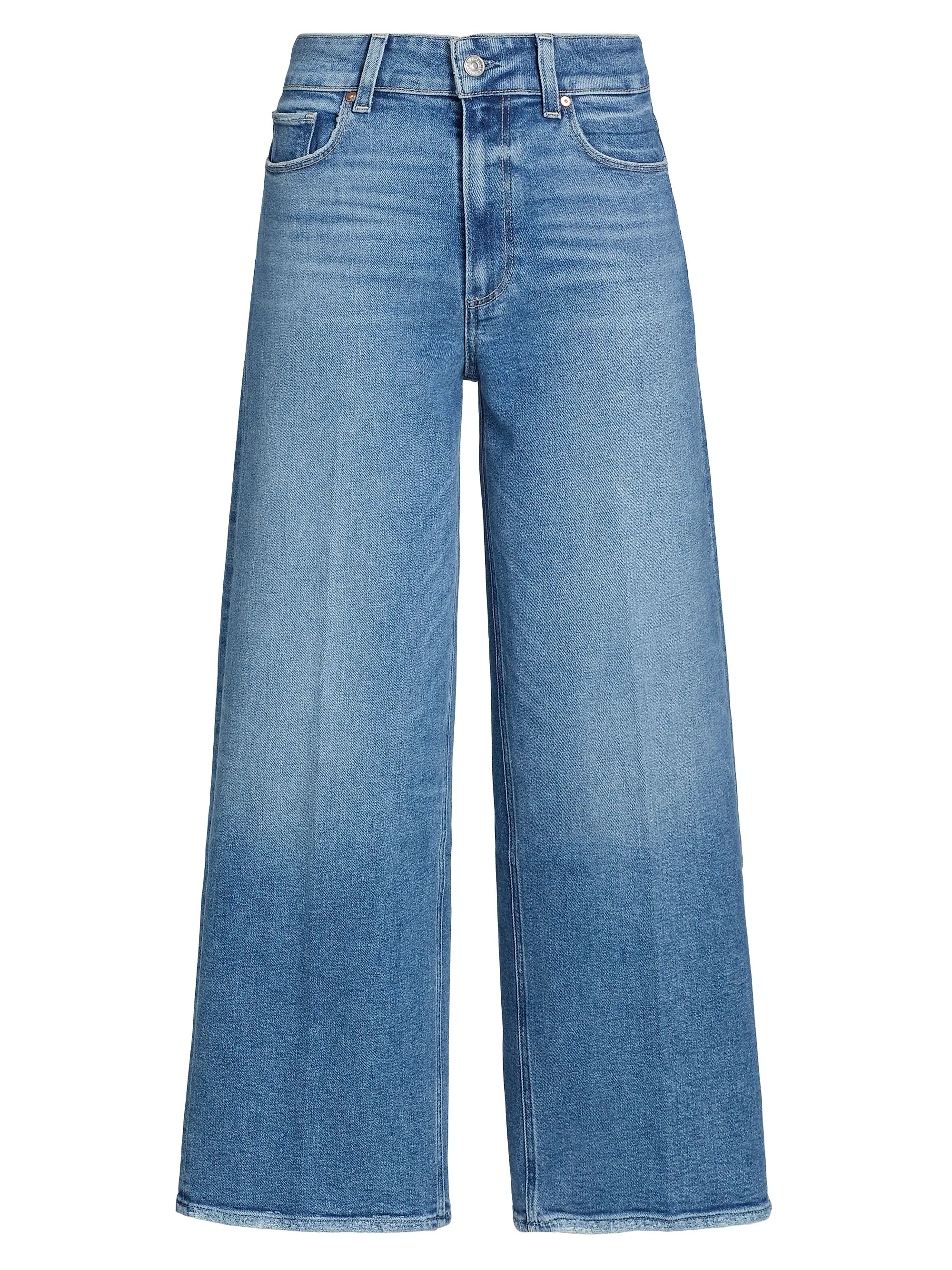 Paige Sasha High-Rise Crop Jeans | Saks Fifth Avenue | Saks Fifth Avenue