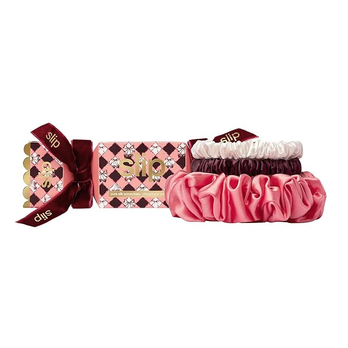 slip Assorted Scrunchies in Holiday Cracker Packaging: Anti-Crease, Anti-Breakage Slipsilk™ Des... | Amazon (US)