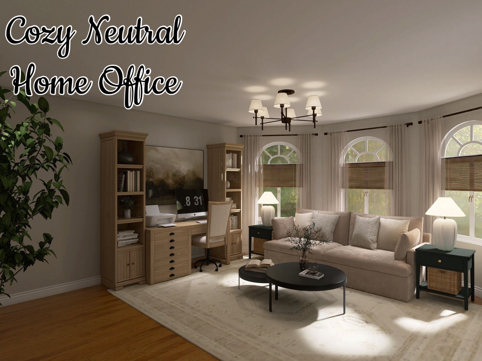 Designed by Olivia
Cozy Neutral Home Office 

#LTKmomlife #LTKSeasonal #LTKHome