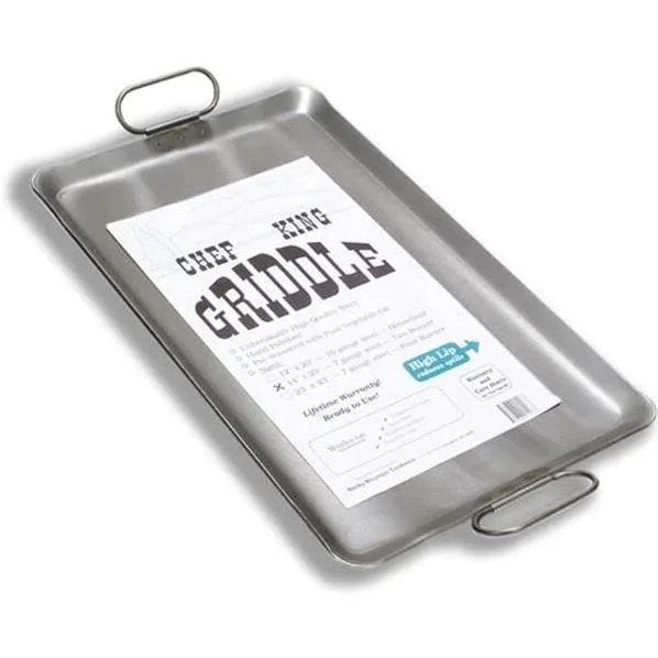 Chef King 7 Gauge Steel Griddle, 14 Inch x 23 Inch - Walmart.com | Walmart (US)