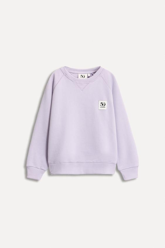 AGES 6-14 / 50TH ANNIVERSARY LABEL POCKET SWEATSHIRT | Zara US