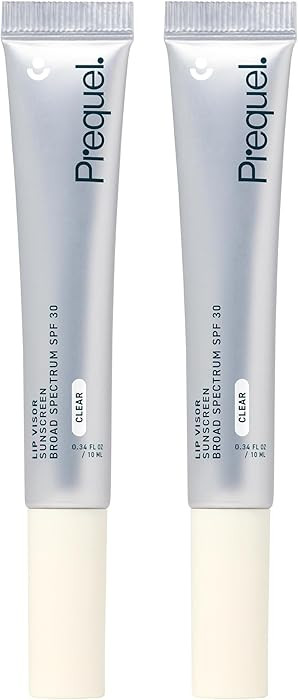 Prequel Skin Lip Visor, Clear Lip Balm with SPF 30 PA+++. Mint Flavored with Non-Sticky Finish ... | Amazon (US)