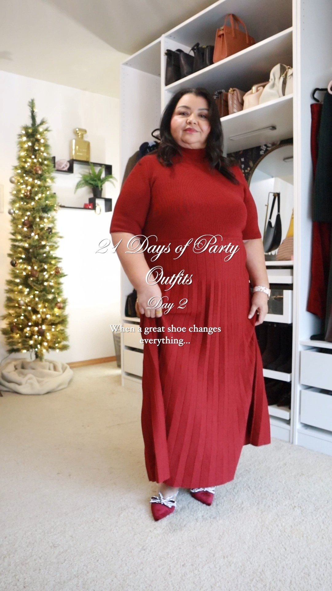 When a great shoe changes everything.
21 days of party outfits, day 2.

#LTKMidsize #LTKPetite #LTKHoliday