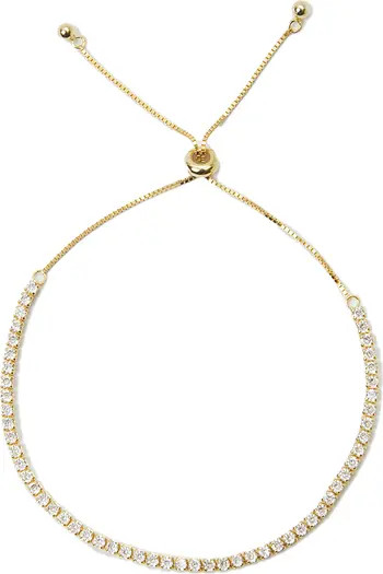 Cubic Zirconia Tennis Bolo Bracelet | Nordstrom