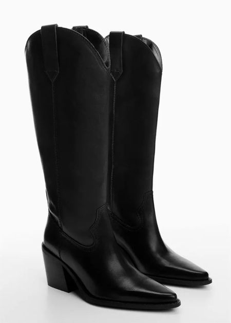 Western knee-high boots 

#LTKxMadewell #LTKshoecrush #LTKSeasonal