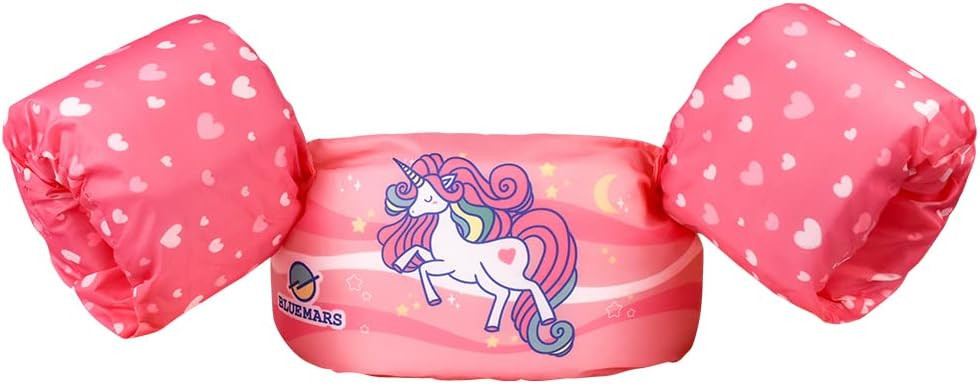 BLUEMARS Kids Swim Vests, Floaties for Toddler Girls and Boys from 30 to 50 pounds | Amazon (US)