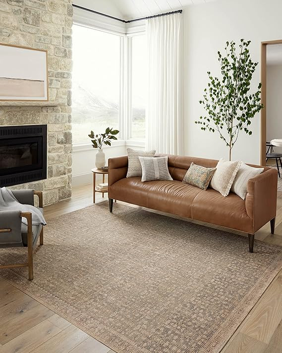 Loloi Angela Rose Aubrey Collection AUB-04 Sage/Bark 10'-0" x 14'-0", .19" Pile Height, Area Rug | Amazon (US)