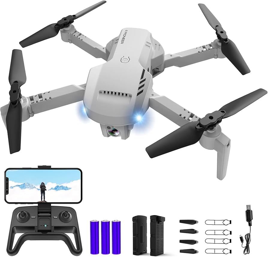 RADCLO Drone with Camera - 1080P HD FPV Foldable Mini Drone with Carrying Case, 2 Batteries, 90°... | Amazon (US)