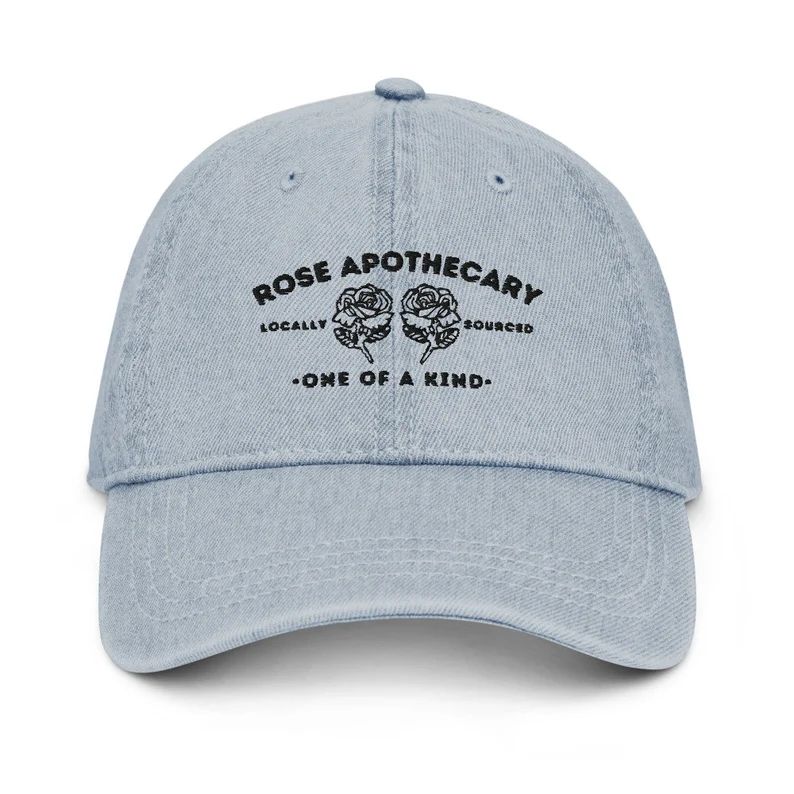 Rose Apothecary Schitt's Creek Denim Hat Dad Hat David | Etsy | Etsy (US)