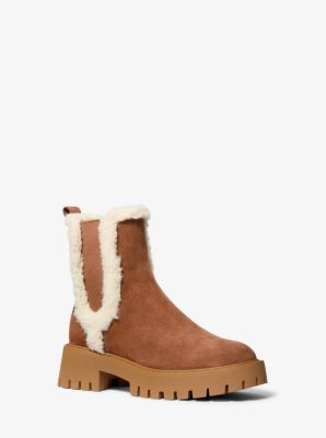 Asher Suede and Faux Shearling Boot | Michael Kors US