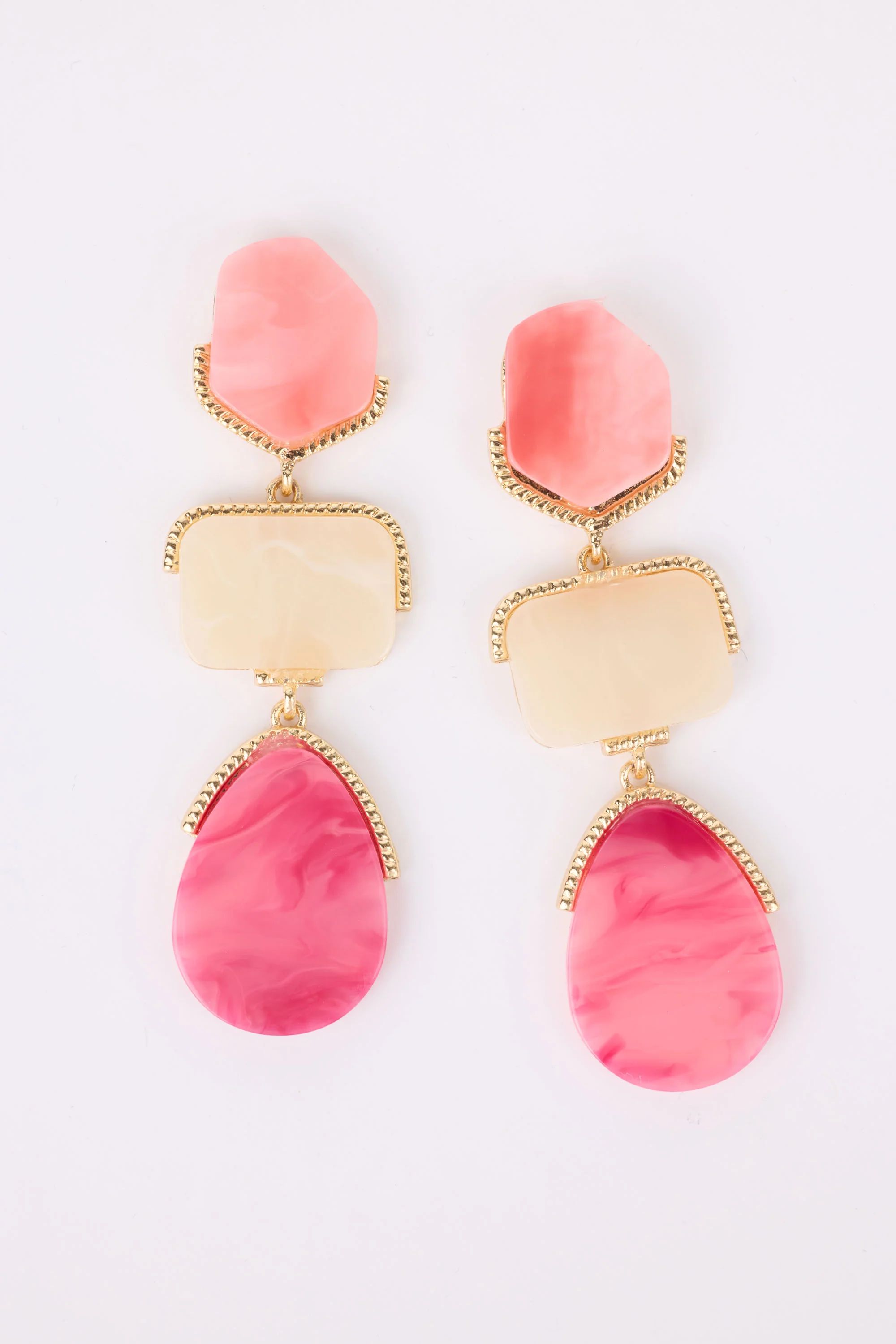 Nadia Earrings- Pink | Avara