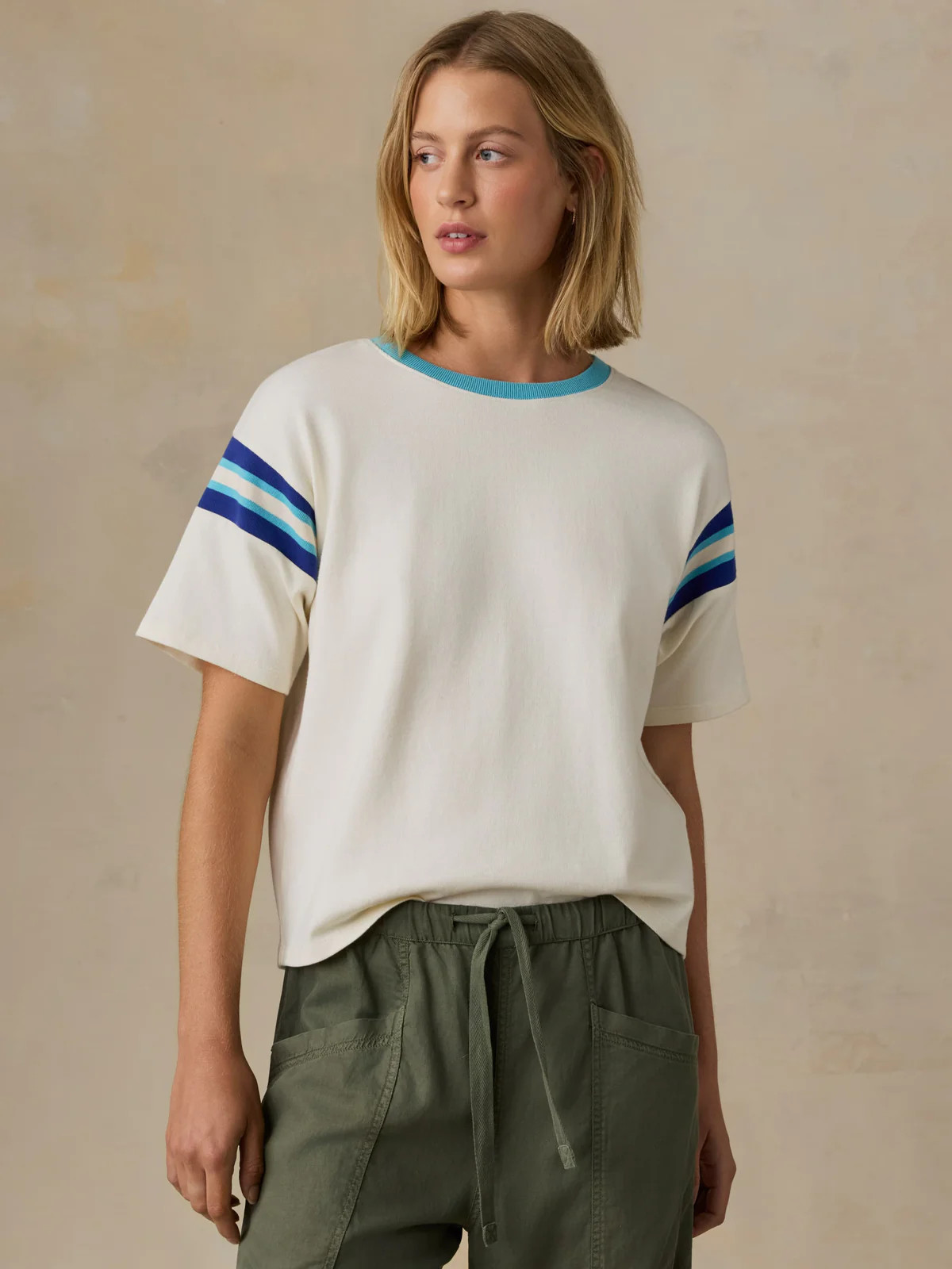 Sport Jersey Throwback Tee - Phantom Varsity | Faherty