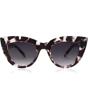 SOJOS Retro Small Vintage Cateye Sunglasses for Women Cute Fashion UV400 Sunnies SJ2939 | Amazon (US)