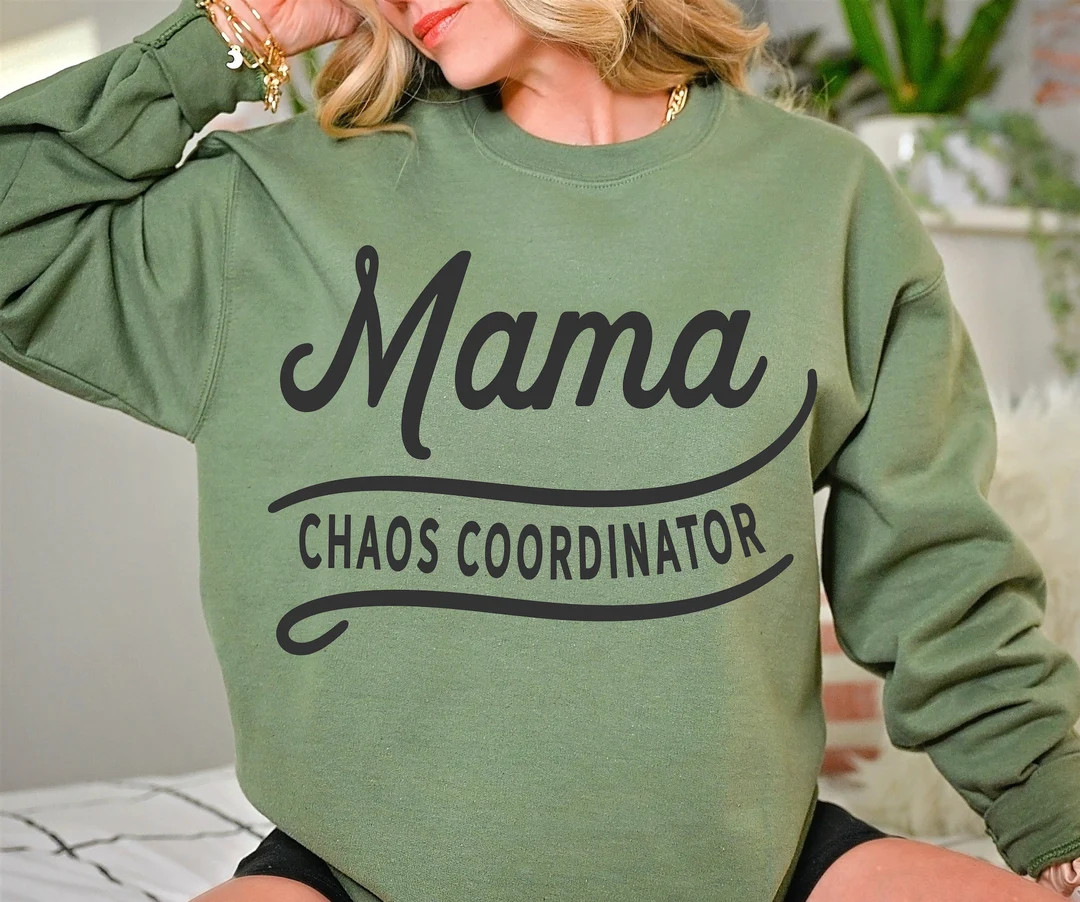 Funny Mom Sweatshirt - Mom Sweatshirt | New Mom Sweatshirt - Funny Mom Sweatshirt Mama Sweatshirt... | Etsy (US)