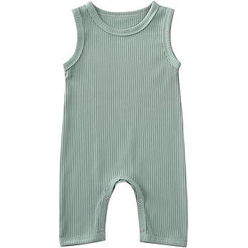 iddolaka Newborn Summer Baby Boy Girl Rompers Bodysuit Jumpsuit Playsuit One Piece Outfit Clothes | Amazon (US)