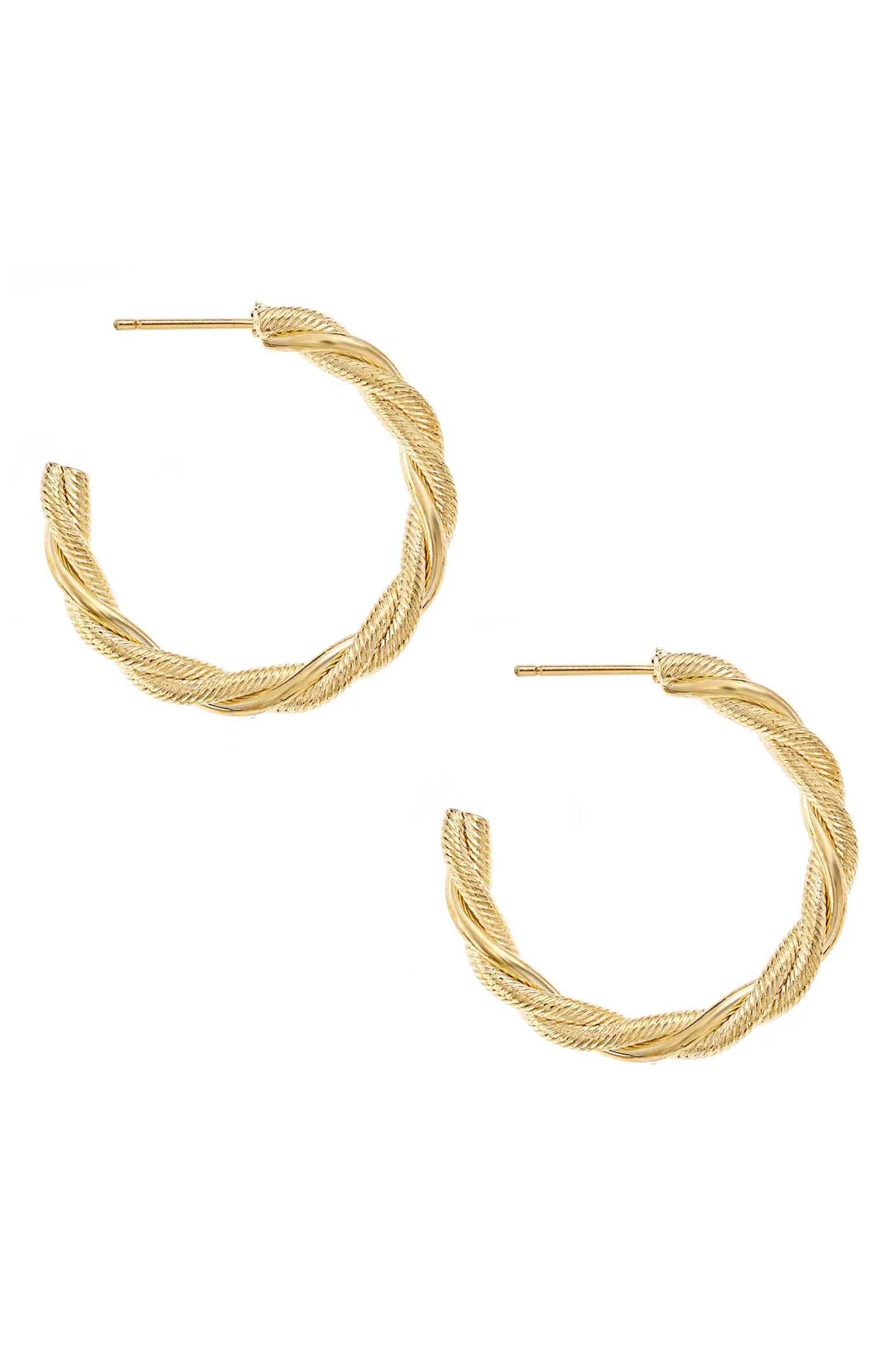 Twist Hoop Earrings | Nordstrom