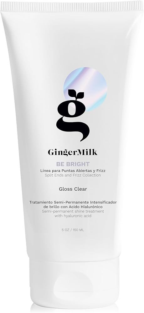 Ginger Milk Hair Gloss Clear Shine and Color-Enhancing Treatment with Hyaluronic Acid, Semi-Perma... | Amazon (US)