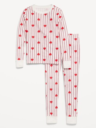 Printed Gender-Neutral Snug-Fit Pajama Set for Kids | Old Navy (US)