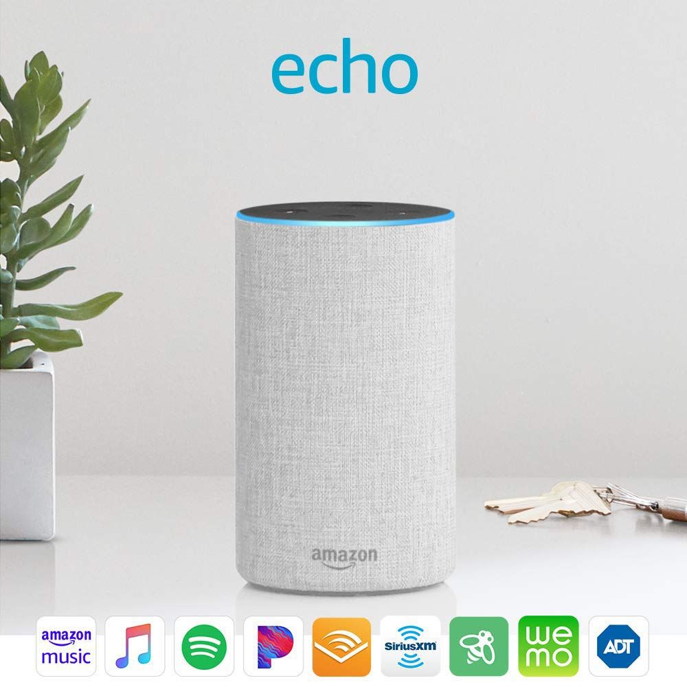 Echo (2nd Generation) - Smart speaker with Alexa and Dolby processing  - Sandstone Fabric | Amazon (US)