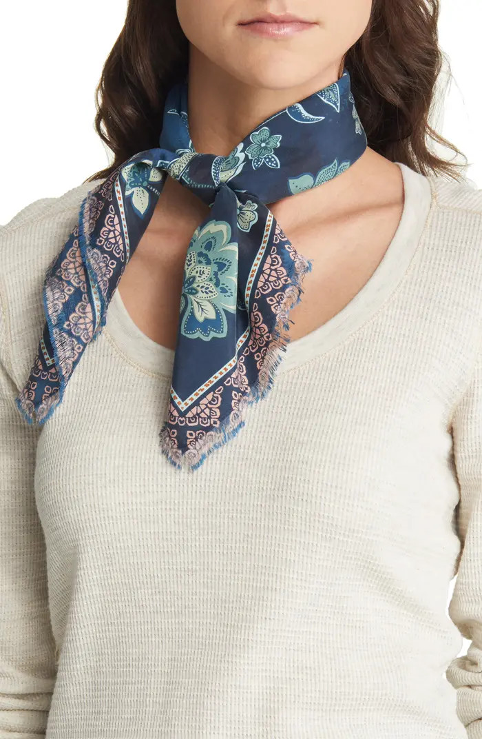 Print Square Silk Scarf | Nordstrom