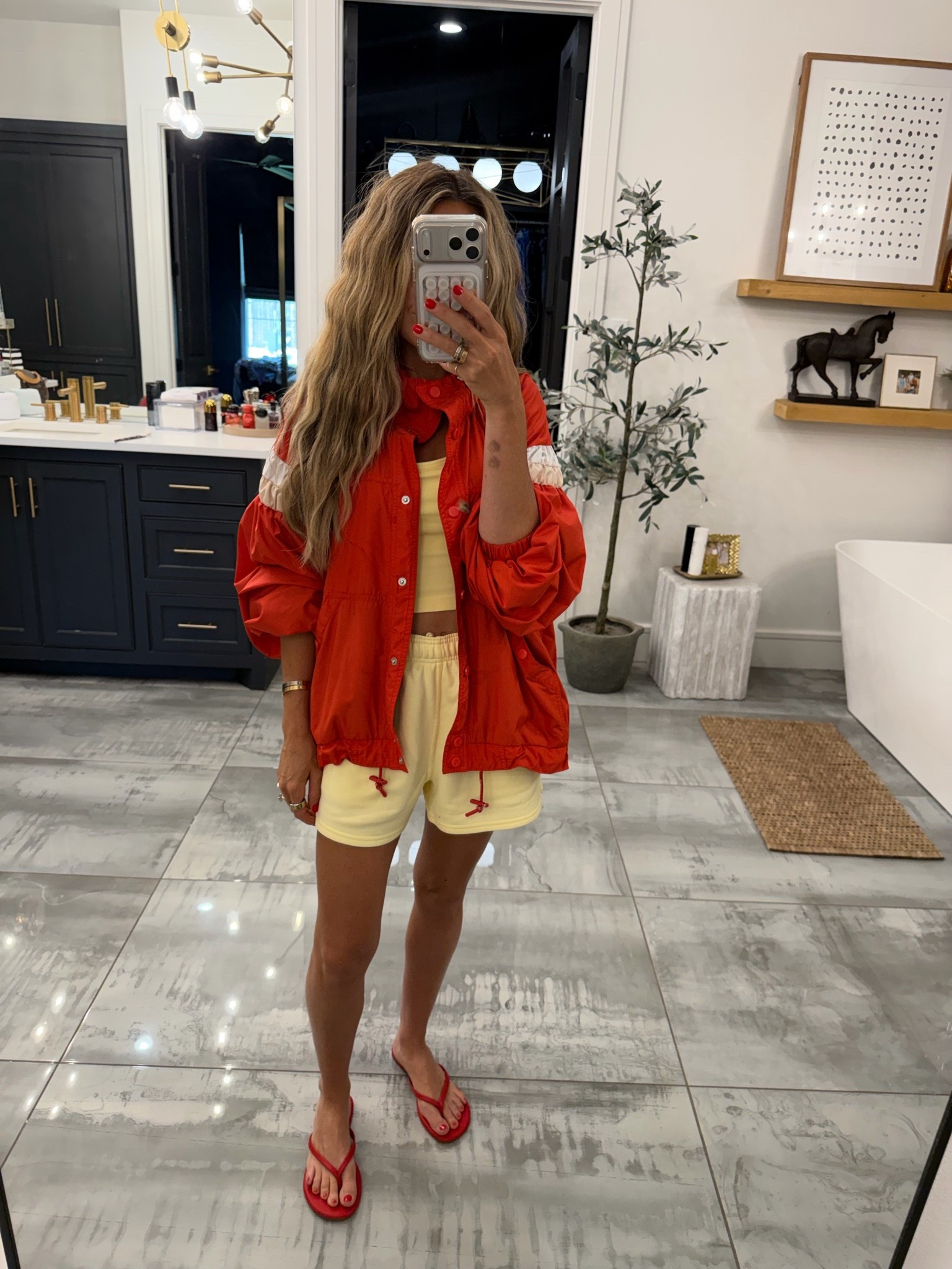 Xs in jacket - yellow set is Fabletics