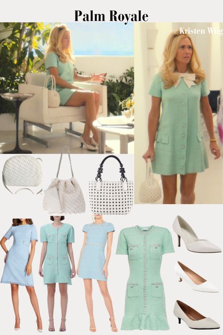 Palm Royale Kristen Wiig outfit inspiration 1960s style Palm Beach vibes retro clothing vintage inspired

#LTKStyleTip #LTKItBag #LTKShoeCrush