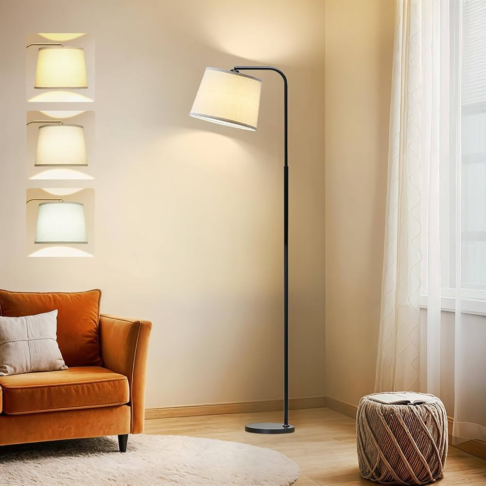 AKASUKI Floor Lamp for Living Room with 3 Color Temperatures, Foot Switch Standing Lamps for Livi... | Amazon (US)