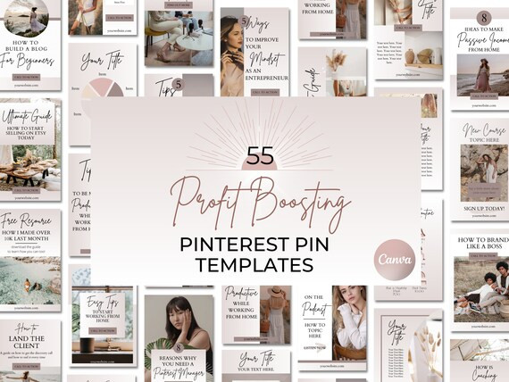 Pinterest Pin Templates  Pinterest Templates  Pinterest - Etsy | Etsy (US)