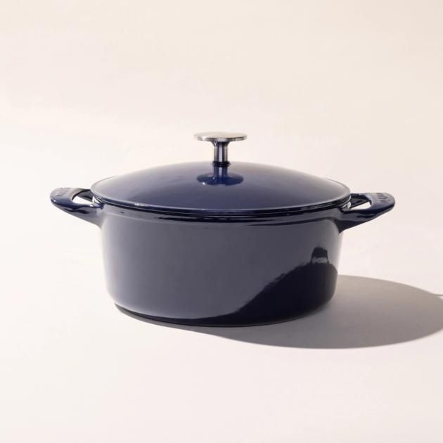 Round Enameled Cast Iron Dutch Oven | Made In Cookware