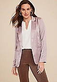 Versa Satin Blazer | Maurices