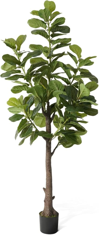 CAPHAUS Artificial Fiddle Leaf Fig Tree, 6/7 Feet in Pot with Dried Moss, for Indoor House Home O... | Amazon (US)