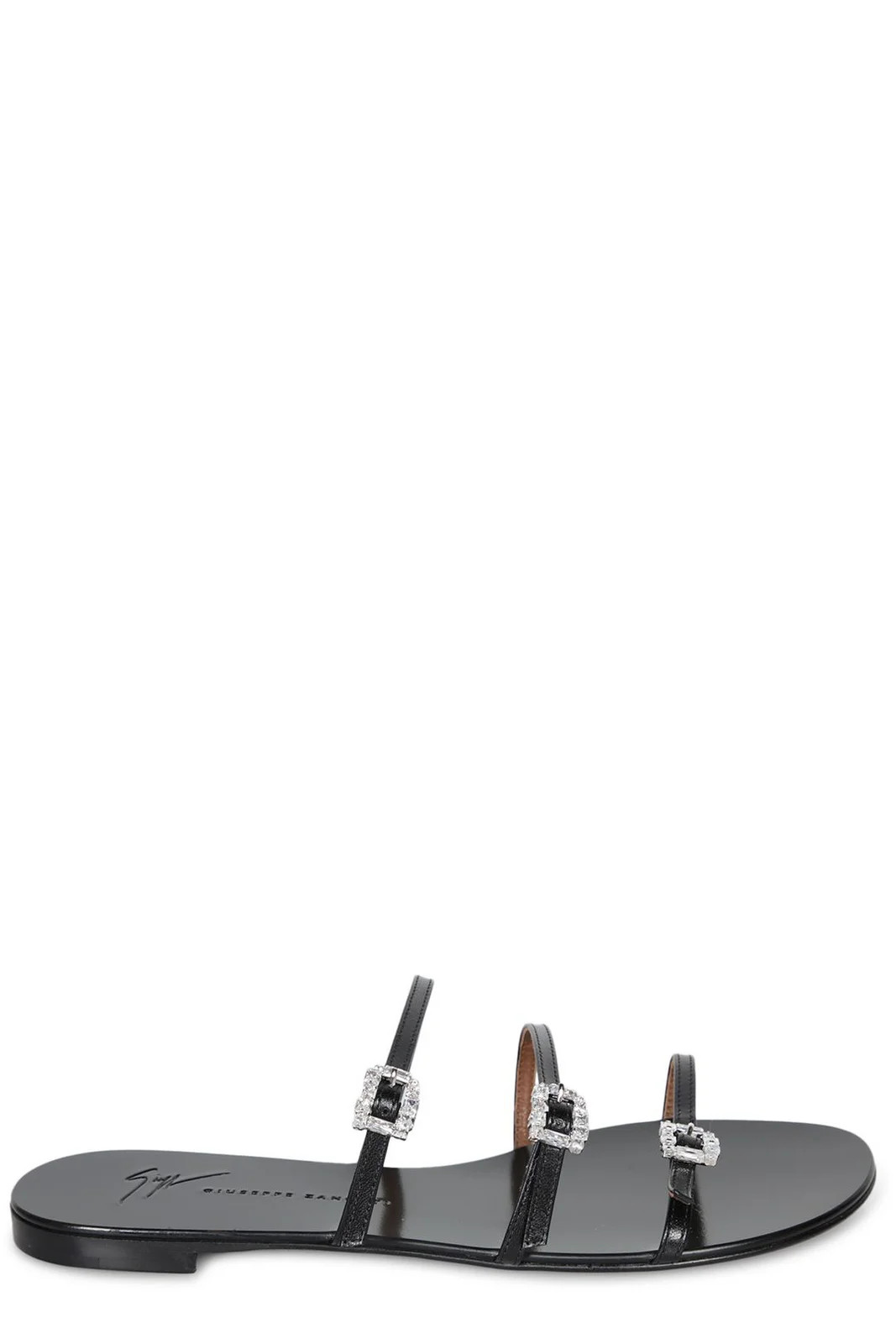 Giuseppe Zanotti Himari Flat Jewel Sandals | Cettire Global
