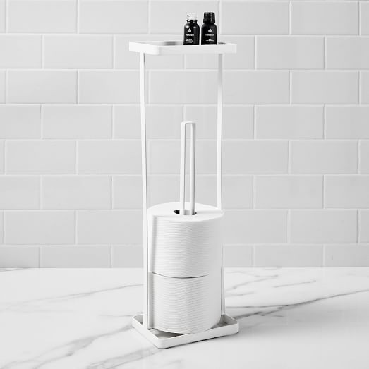 Toilet Paper Stand + Tray | West Elm (US)